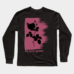 Mysterious black rose Long Sleeve T-Shirt